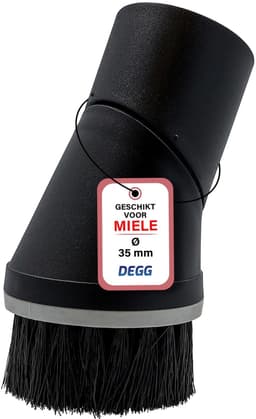 Plumeauborstel - Geschikt voor Miele 35 mm - Zwart — thumbnail 1