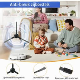 Vervangende Zijborstels voor L10s Ultra Gen 2/L10s Pro Ultra Heat/L40s Ultra CE/L40s Ultra AE/L10s Pro Ultra /L20 Ultra /X30 Ultra/Mova E30 Ultra Stofzuiger — thumbnail 3