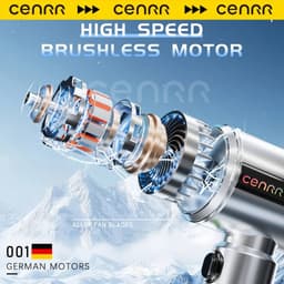 Golaro Auto Stofzuiger - Kruimeldief - Draadloze Stofzuiger - Handstofzuiger - Auto Accessories - Kruimelzuiger - Zwart - — thumbnail 4