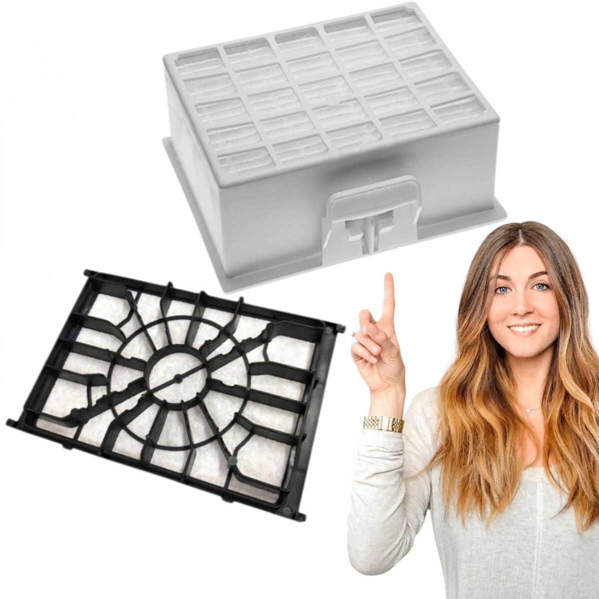 AreoSe - HEPA-filter voor BOSCH GL30 GL45 GL40 ProPower 2.0 SERIE 4 SERIE 6 - 2 stuks — afbeelding 1