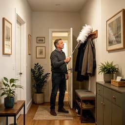 Elektrische Plumeau - Draaibare Stofwisser - Hoge Oppervlakken Reinigen - 360 Graden Draaibaar - Uittrekbaar tot 85 cm - Wit — thumbnail 4