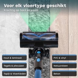 Ølven Steelstofzuiger CleanMax - Draadloos - 400W - Kruimelzuiger - 55Min Accu - Stofzuiger Zonder Zak - Aroma Functie — thumbnail 5