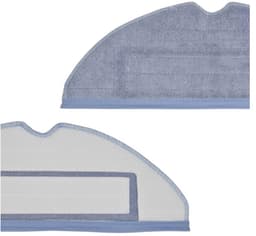 6 x mop - doekjes compatibel met Roborock S7 - S7 Plus - schoonmaakdoeken van microvezel - dweilset - accessoireset - Hoogwaardige vervanging voor Roborock T7 T7 Plus — thumbnail 3