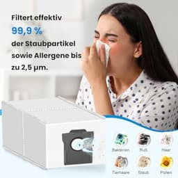 8 Stofzakken voor Dreame D10 Plus Gen 2 / L10s Plus robotstofzuiger, 4 liter grote capaciteit, accessoires — thumbnail 5