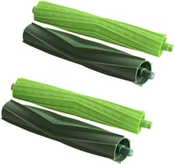 VT Goods - Set van 2 borstels - iRobot reserveonderdelen - Verbeterde zuigkracht - 4 rubberen borstels - Geschikt voor E-serie en i Serie - Voor opt... — thumbnail 1