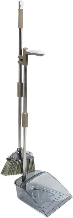 Bezem Stoffer Set - Schoonmaakgereedschap - Huishoudelijk Gebruik - Ergonomische Steel - 93 cm Bezem - Diverse Kleuren — thumbnail 1