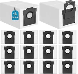 14 stuks stofzakken voor Dreame L10s Ultra Gen 2/Gen 3/X30/X40/X50 Ultra/L10s Pro/L40/L50/Aqua10/Matrix 10 Ultra/Mova E30 Ultra/P50/P10/E40 stofzuigers - 3,2L grote capaciteit stofzuigerzakken — thumbnail 1