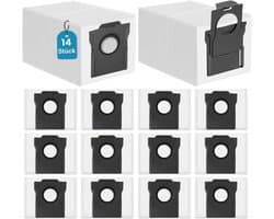 14 stuks stofzakken voor Dreame L10s Ultra Gen 2/Gen 3/X30/X40/X50 Ultra/L10s Pro/L40/L50/Aqua10/Matrix 10 Ultra/Mova E30 Ultra/P50/P10/E40 stofzuigers - 3,2L grote capaciteit stofzuigerzakken