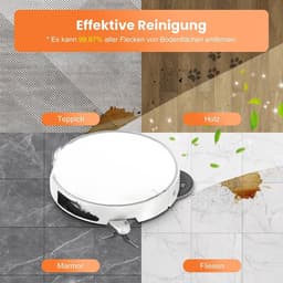 10 stuks wisdoeken geschikt voor Dreame L10s Ultra Gen 2/Gen 3 - L40/L50 Ultra AE - L10s Pro Ultra - X30/X40/X50/L40 Ultra - Mova E30/E40/P50/V50 Ultra stofzuigerrobot - wasbare microvezel-dweilpads, vervangende — thumbnail 2