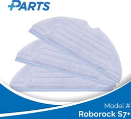 Roborock S7+ Dweilpads (3 Stuks, Plus.Parts® alternatief voor 8.02.0081) — thumbnail 1
