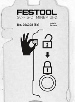 Festool 5x SELFCLEAN filterzak SC-FIS-CT MINI/MIDI/CT15 - 204308 — thumbnail 2