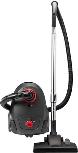 Stofzuiger met zak - vloerstofzuiger incl. 3 stofzuigerzakken - 94 cm telescoopstang en omschakelbare vloermondstuk - 7,5 m actieradius - uitwasbare HEPA12 & microfilter — thumbnail 1