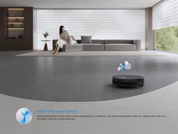 ECOVACS DEEBOT X12 PRO OMNI - Robotstofzuiger met dweilfunctie - 22000Pa - 22l/s - Zelfreinigend station - TrueMapping 2.0 - Zilver — thumbnail 5