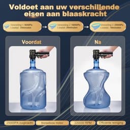 Draadloze 4-in-1 Handstofzuiger - Krachtige zuigkracht, 6000mAh accu, compact ontwerp — thumbnail 5