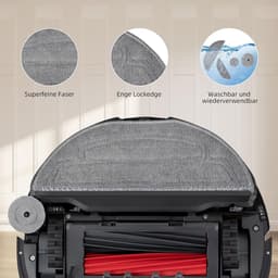 29 stuks accessoires Geschikt voor Roborock S8 MaxV Ultra robotstofzuiger, 2 hoofdborstels, 6 stofzakken, 4 wisserdoeken, 4 zijwissers, 4 filters, 6 zijborstels, 1 zelfreinigende borstel, 1 reinigingsborstel, — thumbnail 2