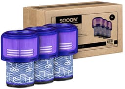 SQOON® Filterset geschikt voor Dyson V11 & V15 stofzuigers - Voordeelset van 3 stuks -Gelijk aan model: 970013-02 - Ideaal voor optimale filtratie en behoud van zuigkracht — thumbnail 1