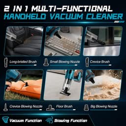 Accu-handstofzuiger compatibel met Makita 18 V accu borstelloze motor 100 W - ShopVlot — thumbnail 2