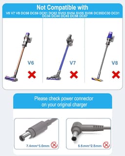 Oplader voor Dyson V10 V11 V12 Stofzuigers — thumbnail 3