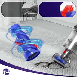 Mini-borstelkoppen voor elektrische stofzuigers van Dyson V15, V11, V10, V8, V7 - Vervangingsonderdelen - Mini-turbomondstuk - Anti-mijtborstelkop — thumbnail 3
