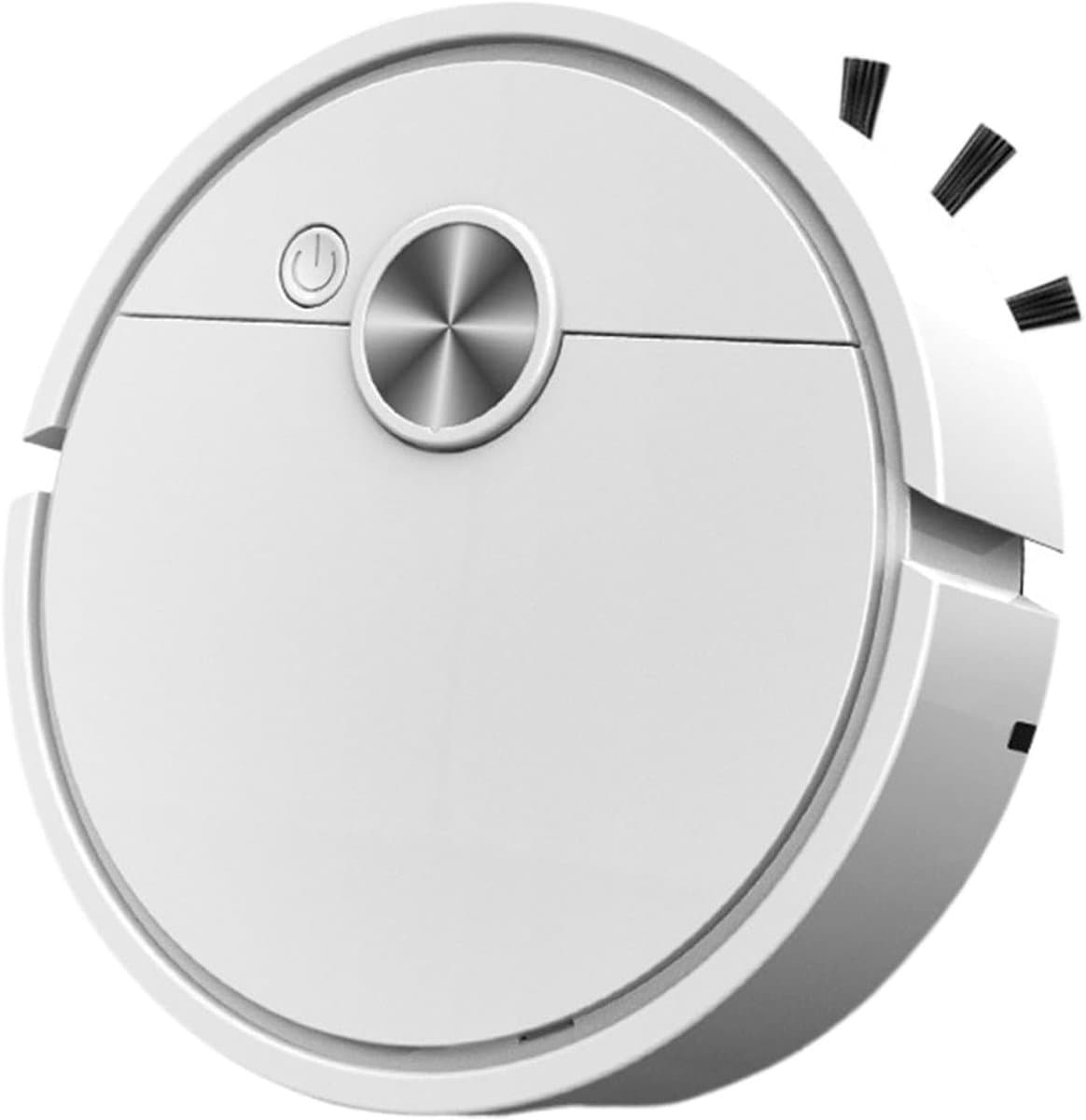 Bureau Stofzuiger - Kruimelrobot - Bureau Schoonhouden - Automatisch Vegen Zuigen - 27.5 cm Lengte - Wit — afbeelding 1