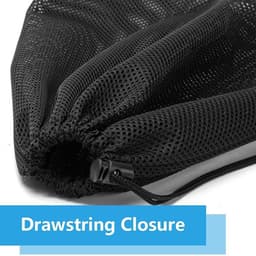 3 STKS Pomp Mesh Bag Brede Mesh Doek voor Aquarium Anti-Verstopping Media Bag - Scheurbestendige Filter Mesh Bag - Woonaccessoire Trekkoord Vijver - Geschikt voor Biologische Vijver Filters fleece filter bags — thumbnail 3