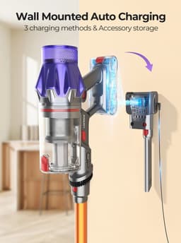 Steelstofzuiger - Vacuum Cleaner - Stofzuiger - Draadloze - 500W - 50000PA Zuigkracht – Handstofzuiger - Verwijderbare Accu – Slimme LED-functies — thumbnail 2