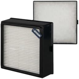 SQOON® HEPA-filter geschikt voor Nilfisk King stofzuiger - Gelijk aan model: 22356800 - Vervangt origineel 22356801 - Voor optimale filtering van fijne stofdeeltjes en allergenen — thumbnail 2