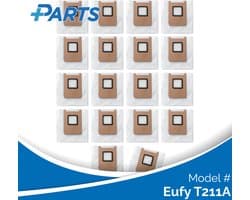 Eufy T211A Stofzakken (18 Stuks, Plus.Parts® alternatief voor T29YQA20)