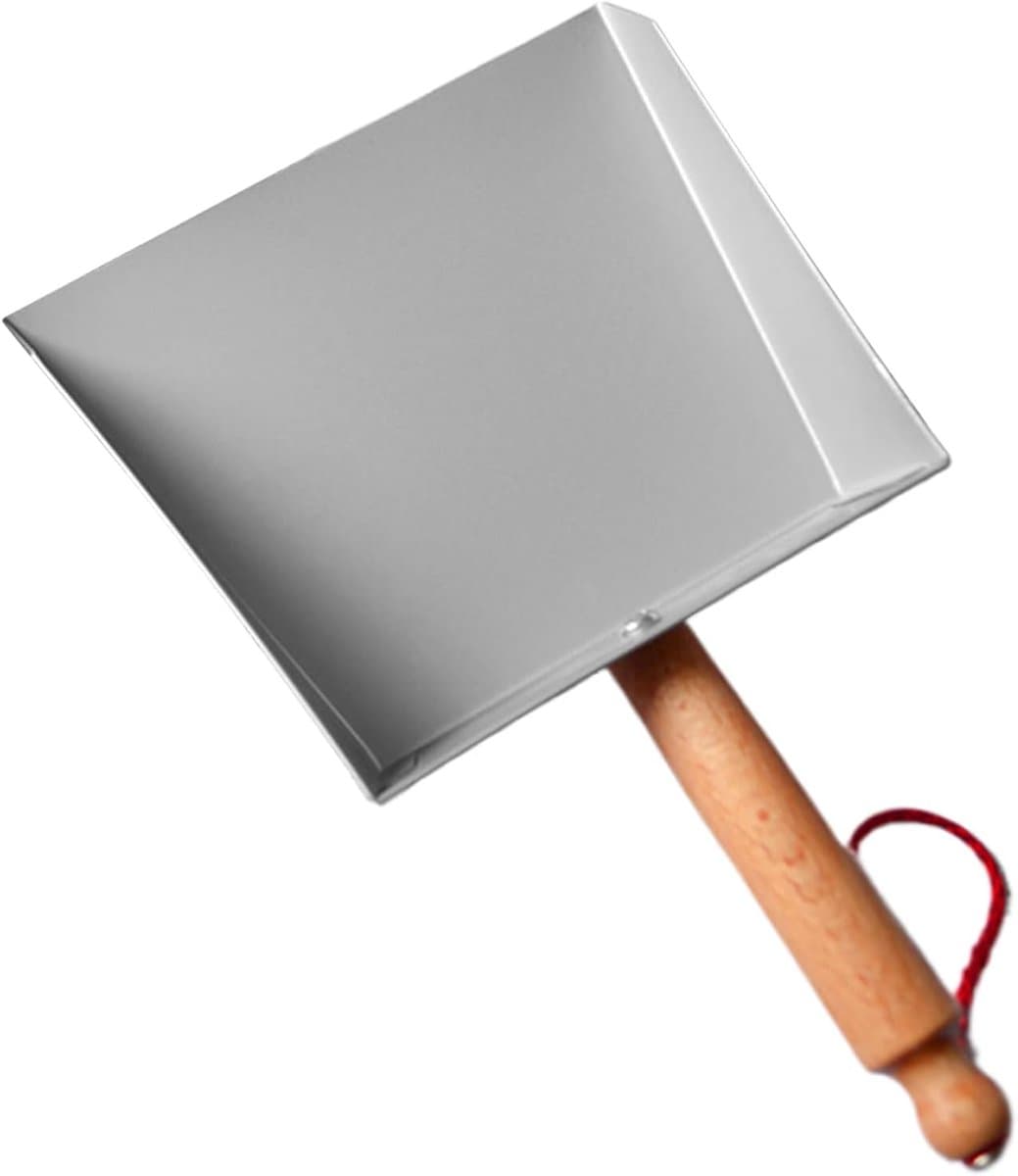 Handveger Stofklem - Kleine Bezemer - Snel Opruimen - Roestvrij Staal Hout - 23 x 14.5 cm — afbeelding 1