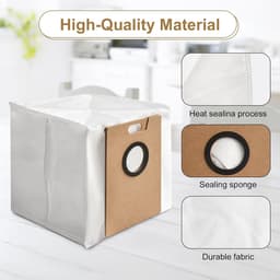 Stofzuigerzakken Vervangend - Reserveonderdelen Set - Huis Schoonhouden - Efficiënte Filtratie - 10 Stuks - Wit — thumbnail 3