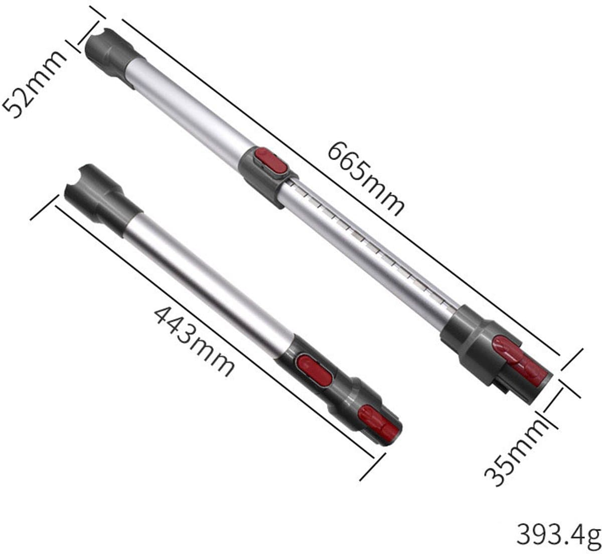 Telescopische verlenging voor Dyson V7 V8 V10 V11 V12 V15 — afbeelding 1