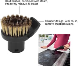 Geschikt voor Stoomreinigerborstel, borstelkop Stoomreiniger ronde borstels Vervangend onderdeel voor SC1 SC2 SC3 SC4 SC5 SC6 SC7 Golden Copper-Belle's product — thumbnail 2