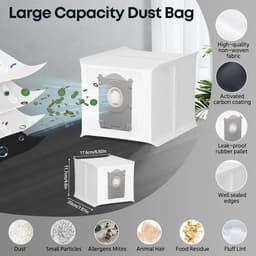 Accessoireset Geschikt voor Ecovacs Deebot T50 Pro Omni, T50 Omni, T50 Max en T50 Pro — 1 Hoofdborstel, 4 Filters, 6 Stofzakken, 6 Reinigingsdoeken, 6 Zijborstels — Reserveonderdelen — thumbnail 2