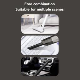 Cordless Vacuum Cleaner, 4 in 1 Lightweight Household Cordless Vacuum Cleaner with Powerful Suction, 30 Minutes Working Time Handheld Vacuum Cleaner for Hardwood Floors, Carpet, Car — thumbnail 5