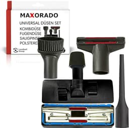 Maxorado Stofzuiger Set 5-delig 30 tot 40 mm - combi vloerzuigmond + Vario adapter + meubelborstel + stofborstel + opzetstuk voegenzuigmond - geschikt voor Kärcher, Miele, Hyla, Einhell, Makita, EIO, en nog veel meer - Universeel voor 30 tot 40 mm — thumbnail 2