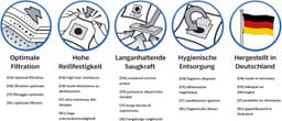 rs-products I 5x stofzuigerzakken voor SEVERIN BC 7035 S'Power snowlight, SB 7211 I HOOVER Freespace TFS 5196, TFS - ShopVlot — thumbnail 3