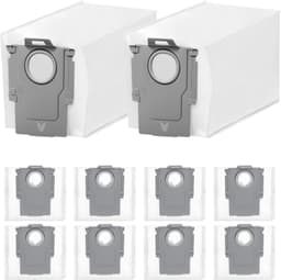10pcs Qrevo Dust Bags for Roborock Bags for Roborock Qrevo Bag, Extraction Station/Qrevo S/Qrevo Curv/S8 MaxV - ShopVlot — thumbnail 1
