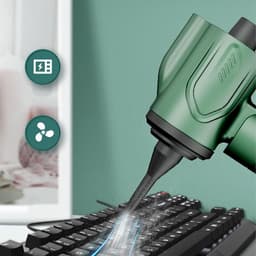 Topyond Cordless Handheld Vacuum Cleaner 30W Mini Portable Power Supply for Homes, Vehicles, Offices, Lightweight - ShopVlot — thumbnail 3
