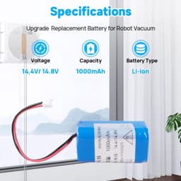 Stofzuigeraccu - 14,8V - 1000mAh - Li-ion — thumbnail 5