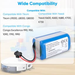 Stofzuigeraccu - 14,4V - 3400mAh - Lithium-ion — thumbnail 5