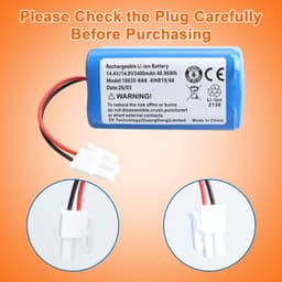 Stofzuigeraccu - 14,8 V - 3400 mAh - Li-ion — thumbnail 3