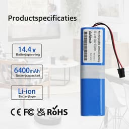 Stofzuigeraccu - 14,4 V - 6400 mAh - voor Eufy RoboVac X8 — thumbnail 5