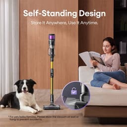 Ultenic U20 draadloze steelstofzuiger, 55.000 Pa zuigkracht, 1,5 liter stofreservoir, 60 minuten gebruiksduur, 65 cm buigbare steel, 7-traps filtratie, dynamisch interactief display — thumbnail 2