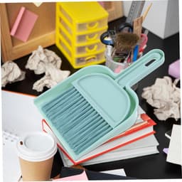 Mini Bezem en Stoffer Set - Kleine Schoonmaakset - Kleine Ruimtes Schoonmaken - Compact en Draagbaar — thumbnail 3