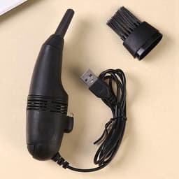Mini USB Stofzuiger - Computer Reiniger - Bureau Schoonhouden - Compact Ontwerp - Mini Formaat - Zwart — thumbnail 2