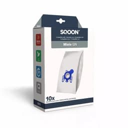 SQOON® (SQ13) Stofzuigerzakken geschikt voor Miele GN - Gelijk aan model: 9917730 - High Filtration voor optimale stofopname en schone uitblaaslucht — thumbnail 2