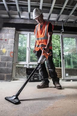 Draagbare Stofzuiger - Draadloze Kruimeldief - Werkplek Reinigen - Inclusief Verlengbuis - 065 L Reservoir - Zwart Oranje — thumbnail 4