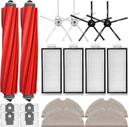 Accessoirekit Geschikt voor Roborock S7 MaxV Ultra en S7 Pro Ultra — 2 Hoofdborstels, 4 Zijborstels, 4 Filters, 4 Dweilpads, 4 Stofzakken — thumbnail 1