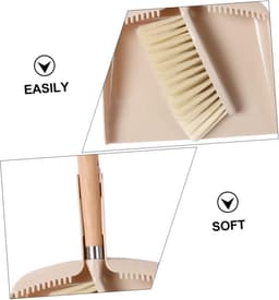 Mini Stoffer Set - Bureau Reiniger - Bureau Schoonmaken - Lichtgewicht Ontwerp - 32 cm Lengte - Beige — thumbnail 5