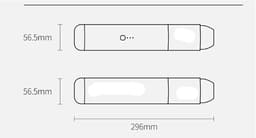 Mini Stofzuiger - Handstofzuiger Draadloos - Bureau Reinigen - USB Oplaadbaar Roterend - Compact Formaat - Zwart — thumbnail 3
